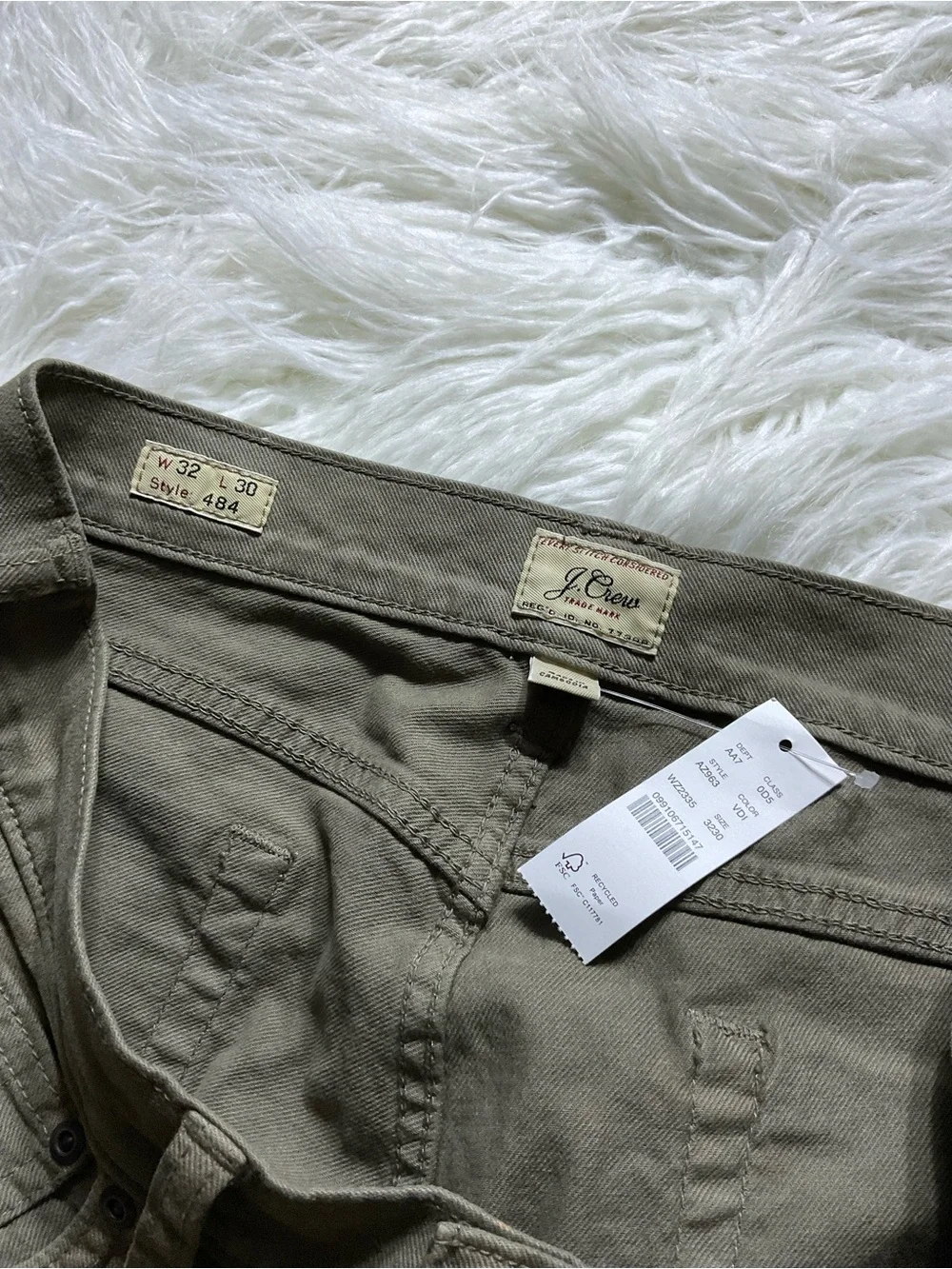 NWT J Crew 484 Slim-fit stretch chino pant